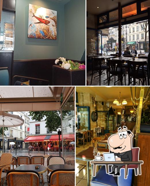 Installez-vous à l'une des tables de Brasserie Royal Turenne Paris