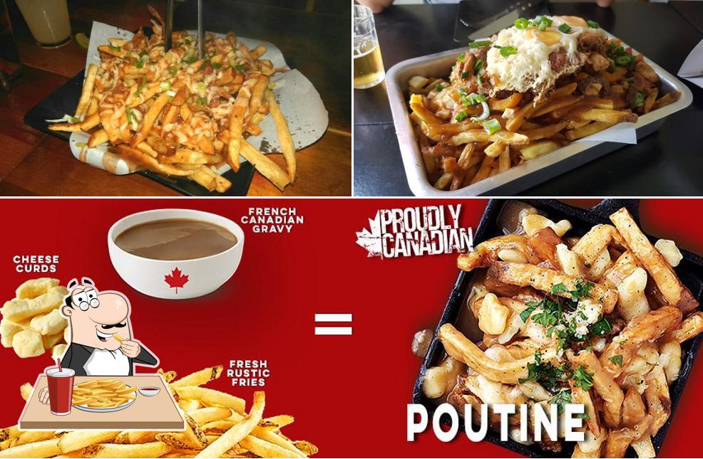 Experimente fritas no Canuck's Poutinerie