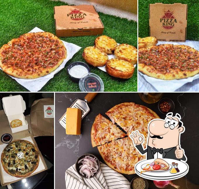 At Food King Restaurant, you can enjoy pizza