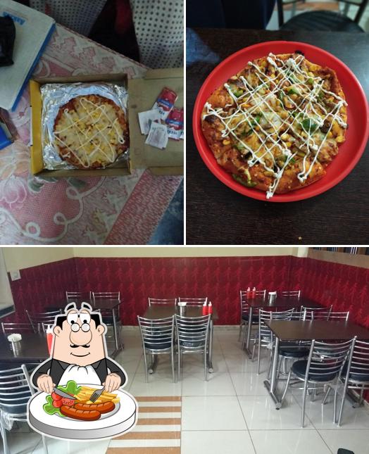 Take a look at the image displaying food and interior at Frndz Pizzeria