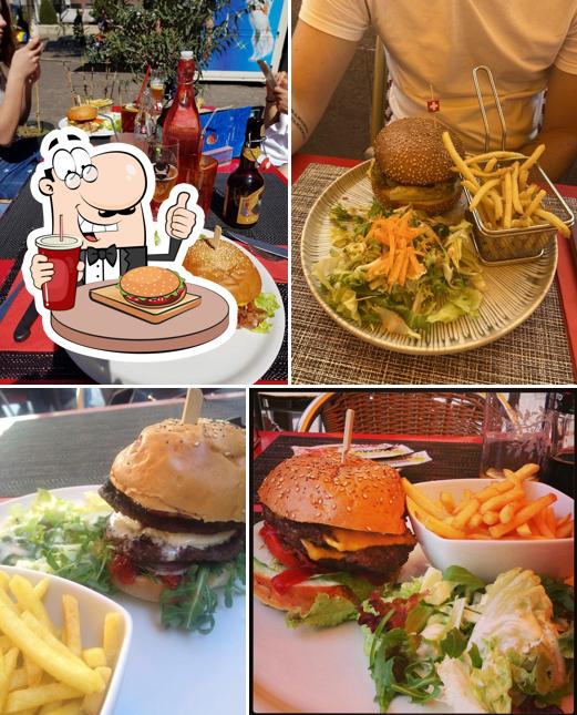 Prova un hamburger a Le Flore