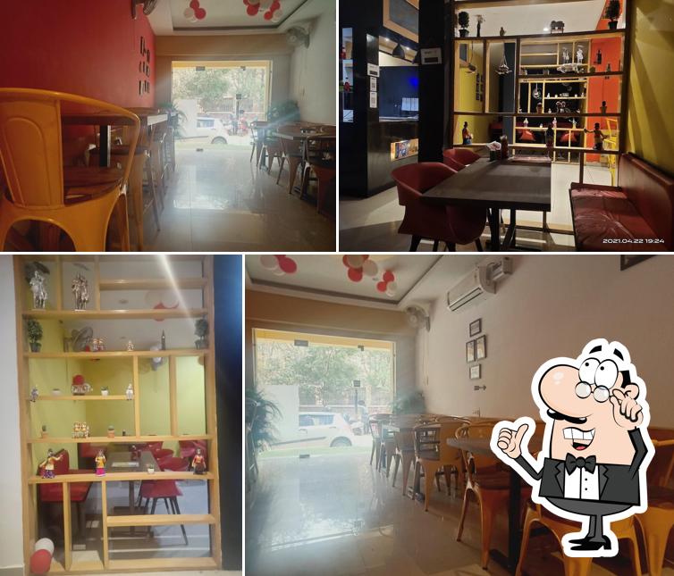 The interior of Haryana Hood Cafe