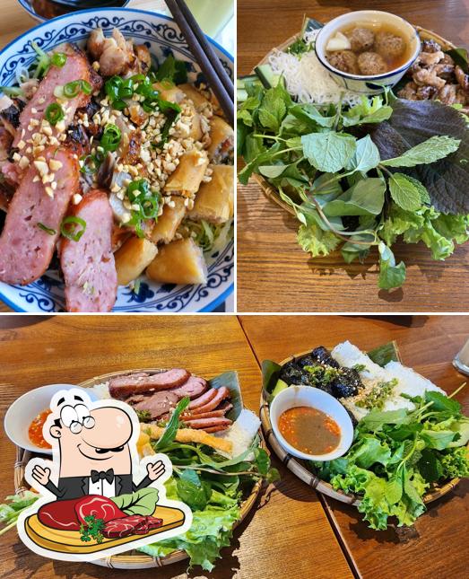 Get meat dishes at Gạo Restaurant