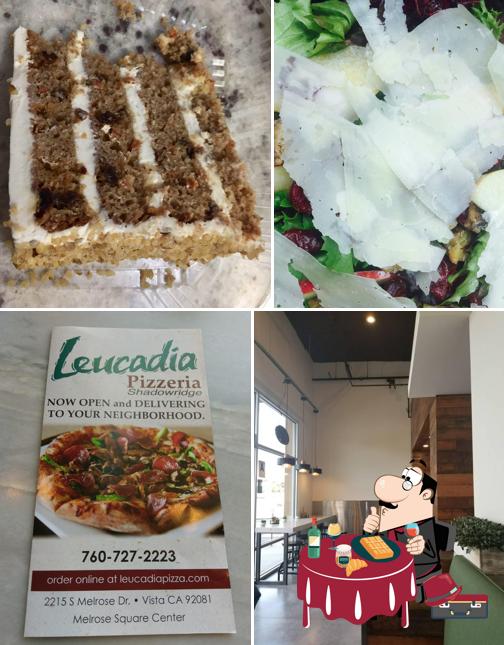 "Leucadia Pizzeria Shadowridge" предлагает разнообразный выбор десертов