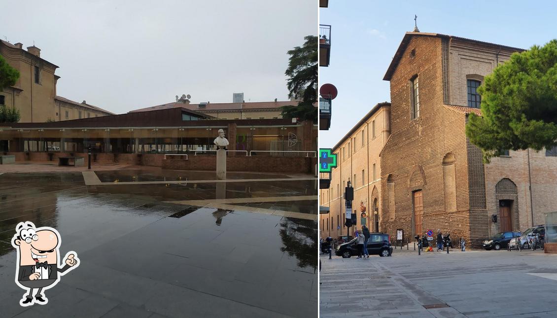 Gli esterni di Gelateria La Romana - Rimini, Piazza Ferrari