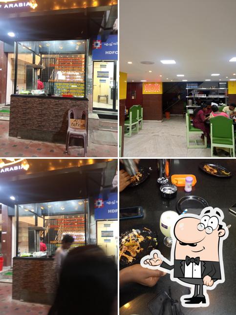 The interior of Mali Ziafath restaurant