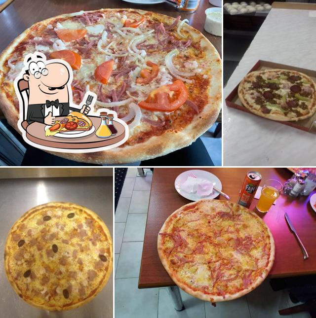 Elige una pizza en Palermo pizzeria Krylbo/Karlbo