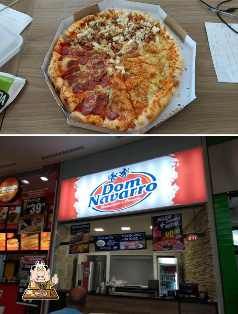 Peça pizza no Dom Navarro