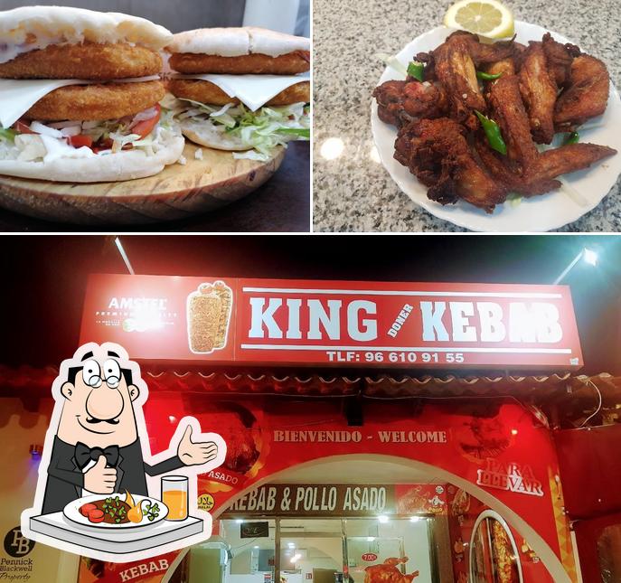 Meals at King kebab albir