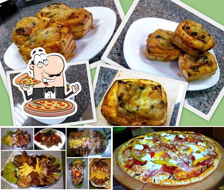 Choisissez des pizzas à Pereca