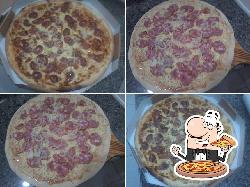 No Pizzaria Do Sandro, você pode desfrutar de pizza