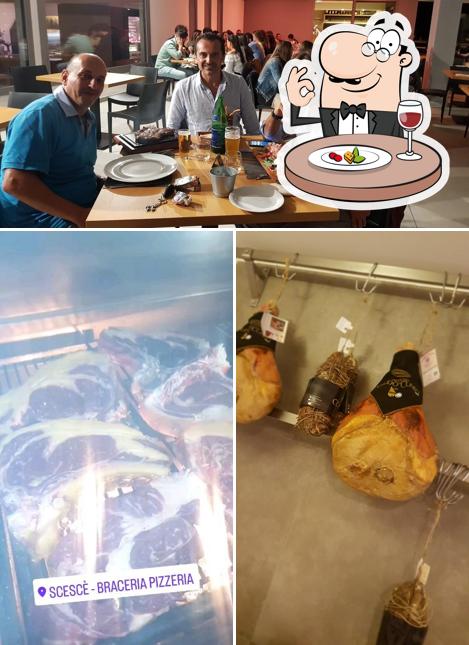 Vérifiez la photo représentant la nourriture et table à manger concernant SceSce' - Braceria Pizzeria