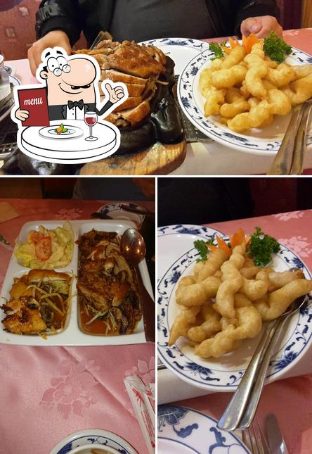 Essen im China-Restaurant Shanghai