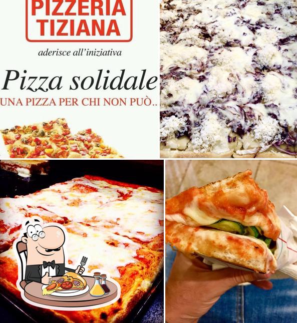 Scegli una pizza a Pizzeria Tiziana