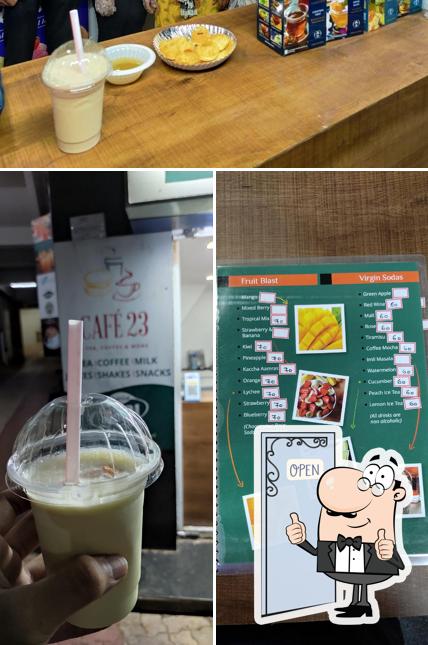 See this picture of Cafe23