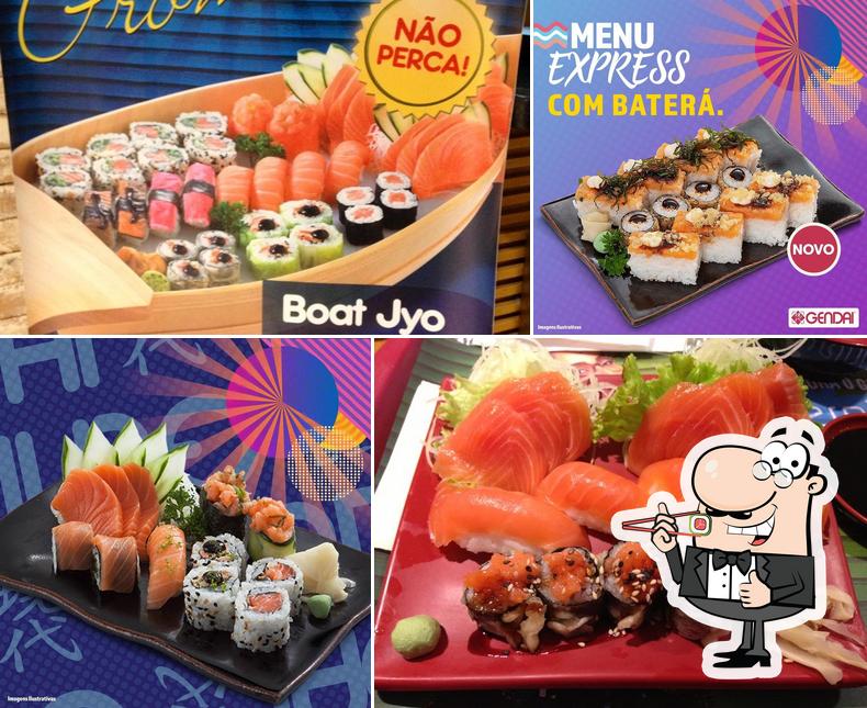 Experimente diversas opções de sushi