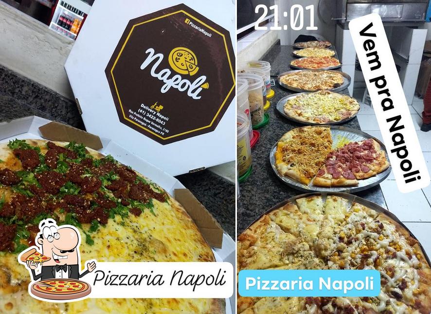 Experimente pizza no Pizzaria Napoli Paranaguá PR