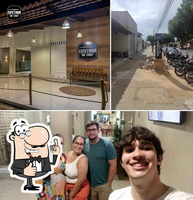 Look at the picture of Espetaria do Chef Espetinho em Parnaíba Opções variadas de cortes bovinos e acompanhamentos Opções fit e low carb