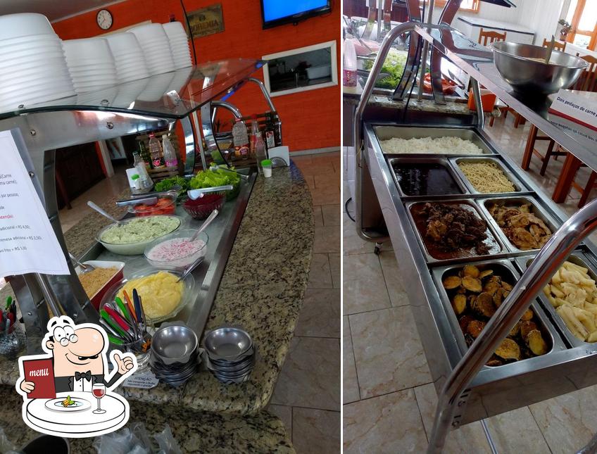 Comida em Sabor e Aroma grill