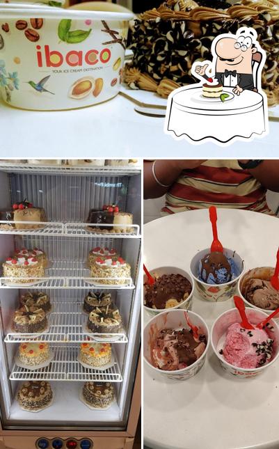 Ibaco serves a selection of desserts