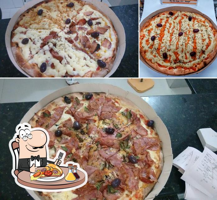 Experimente diferentes tipos de pizza