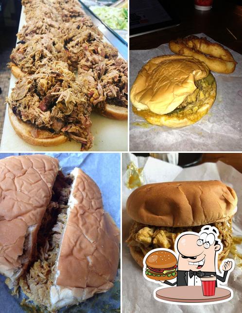 Try out a burger at Bessinger's BBQ