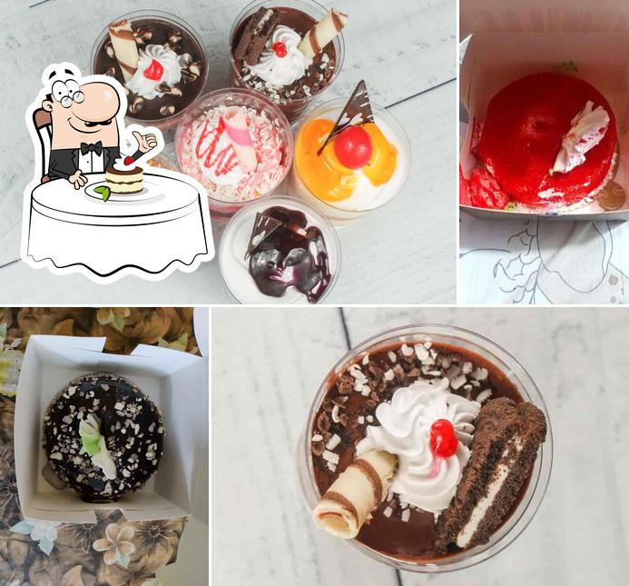 Paradise Pastry & Icecreams serves a selection of sweet dishes