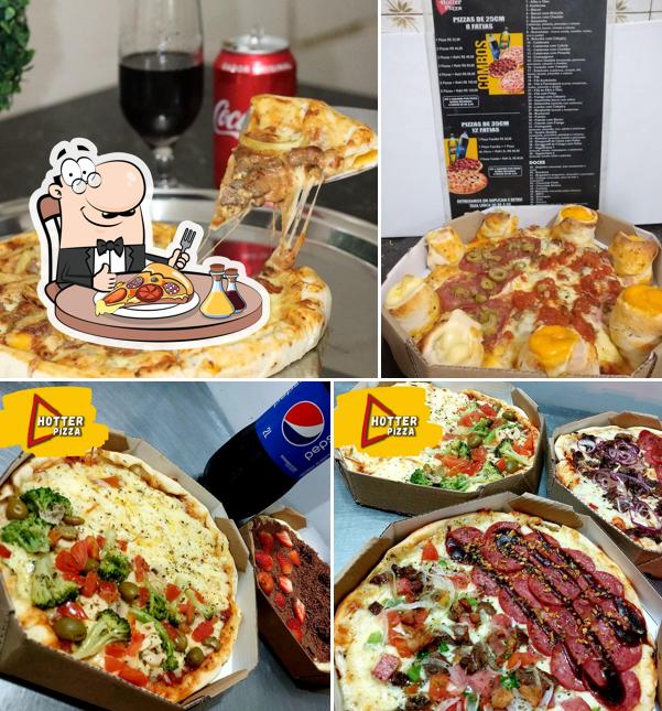 Peça pizza no Hotter Pizza