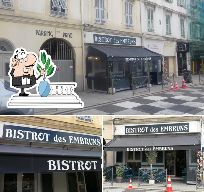 Внешнее оформление "Bistrot des Embruns"