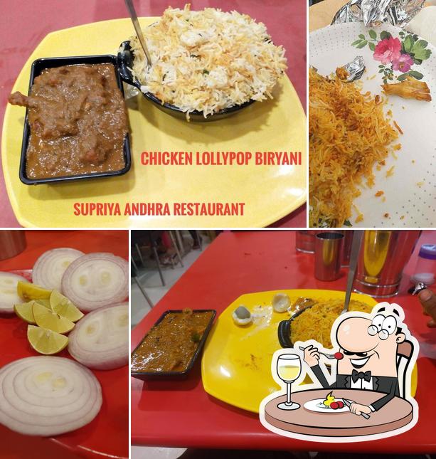 Food at New Supriya Andhra Restaurant