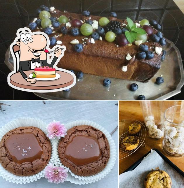 Café Rosengarten serve un'ampia gamma di dolci