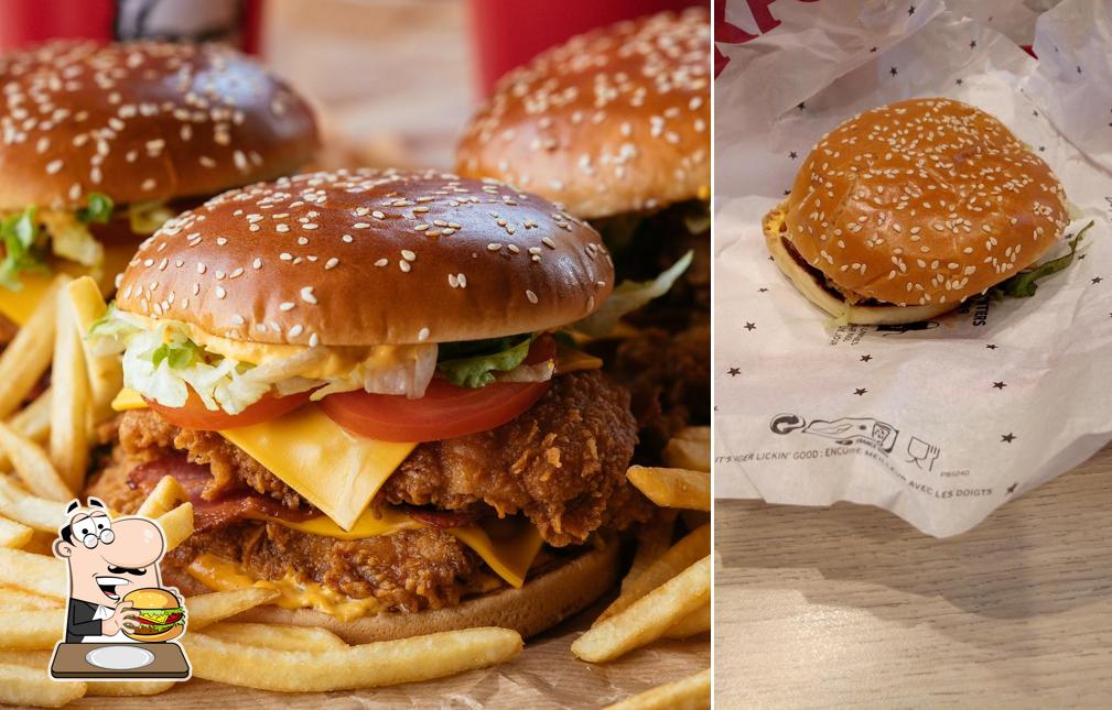 Commandez un hamburger à KFC Les Ulis