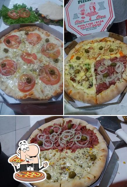 Peça pizza no Restaurante e Pizzaria Claita e Clara