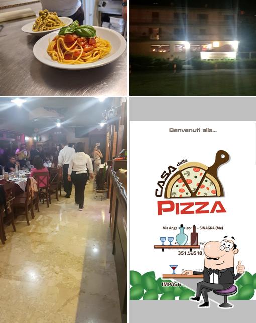 Gli interni di Casa della Pizza - Pizzeria a Sinagra