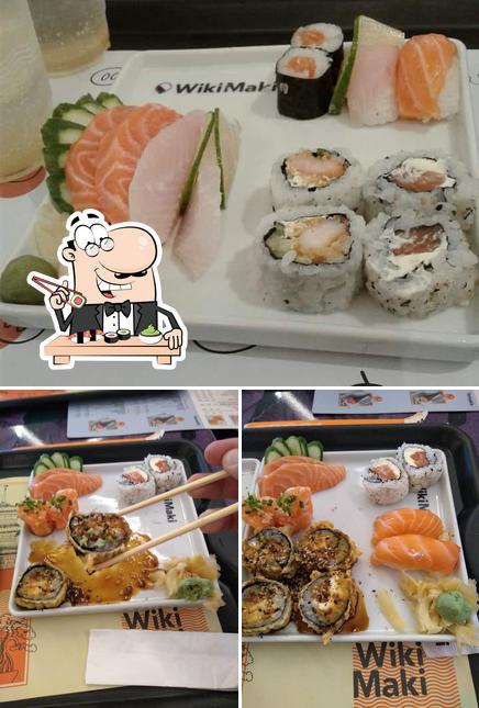 Experimente diferentes opções de sushi