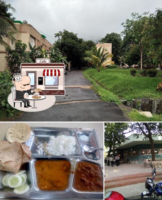 This is the image displaying exterior and dessert at BARC Hospital Canteen