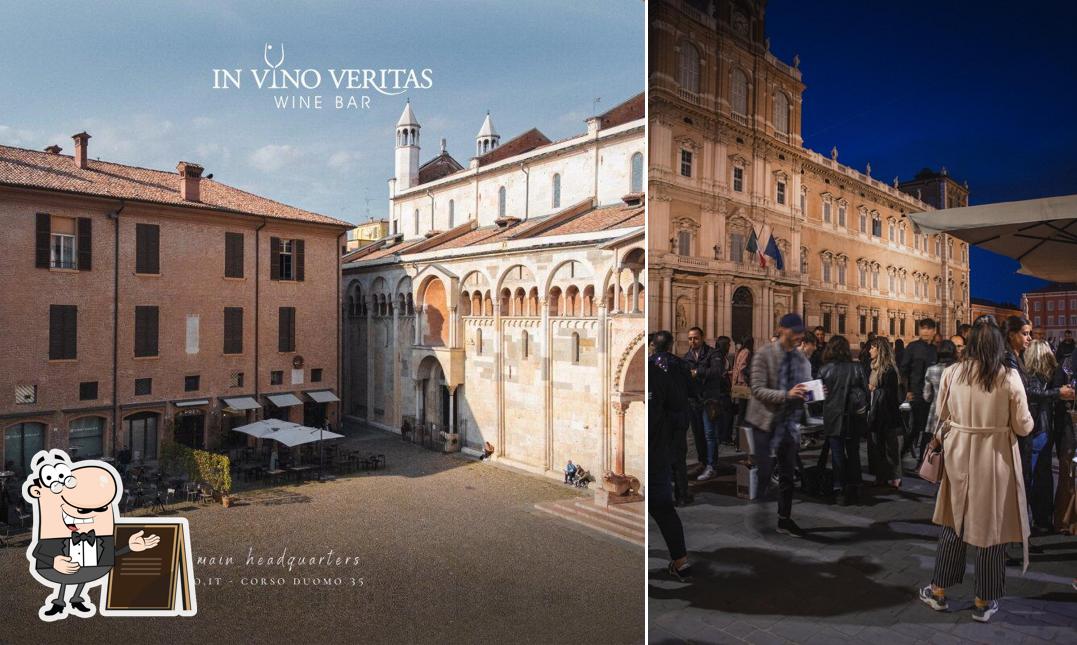 Gli esterni di In Vino Veritas - Piazza Roma