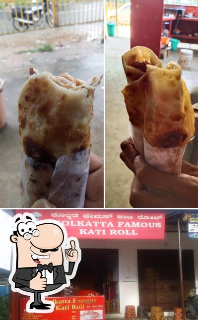 Look at the image of Kolkatta Famous Kati Roll