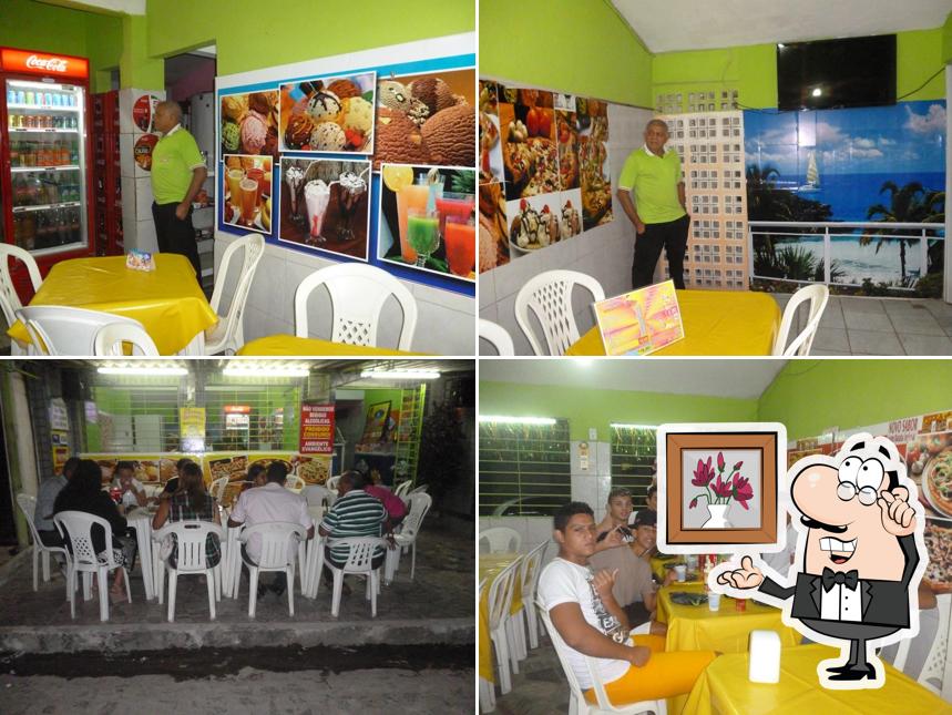 Veja imagens do interior do Shalom Pizzaria