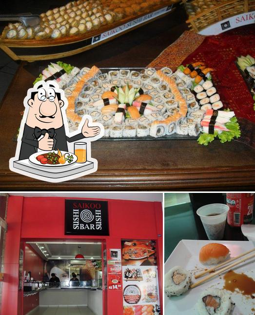 Comida em Sushi Bar Saikoo