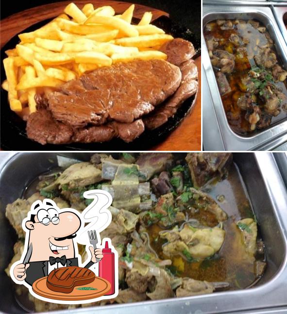 Prove refeições de carne no Restaurante e Lanchonete Passarela