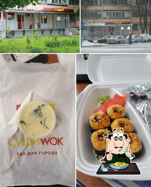 В Суши Wok есть еда, внешнее оформление и многое другое