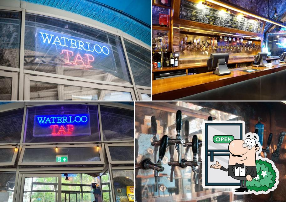 Enjoy the view at the outside area of Waterloo Tap