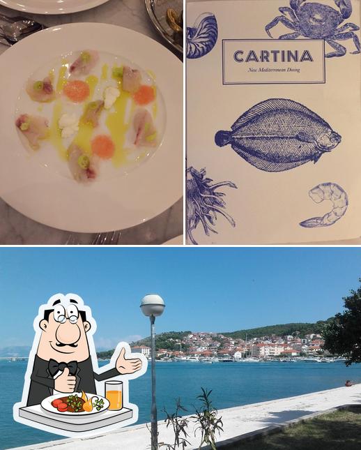 La foto della cibo e esterno di Cartina