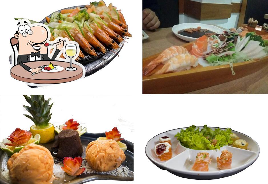 Platos en Oban Sushi