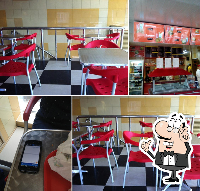 The interior of Country Fried Chicken