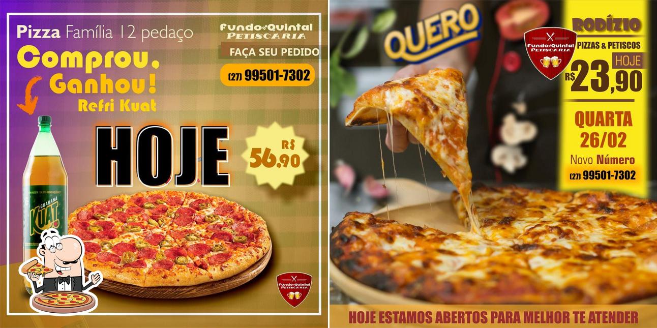 Experimente diferentes variedades de pizza