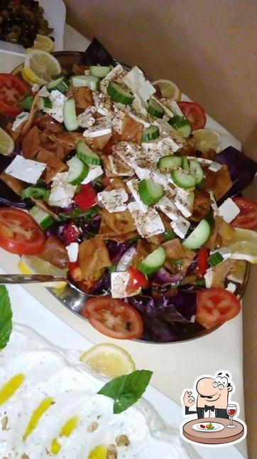 Nourriture à Restaurant Afrin