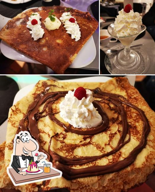 La Crêperie du Relais sert une éventail de plats sucrés