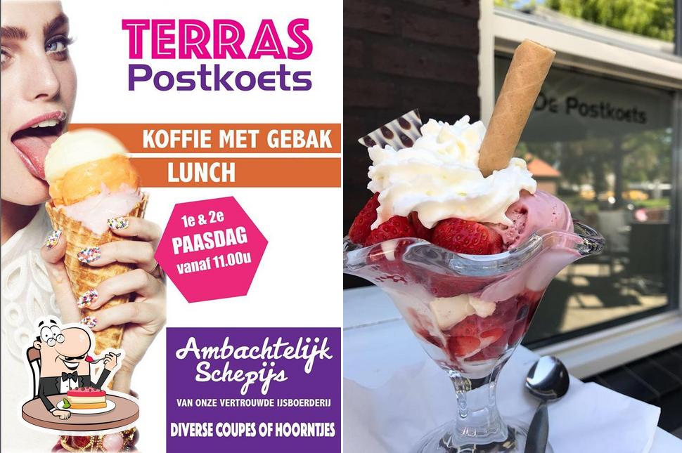 Terras Postkoets offre une sélection de plats sucrés